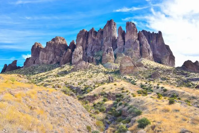 east valley az communities San Tan Valley mountain rock formations and desert terrain